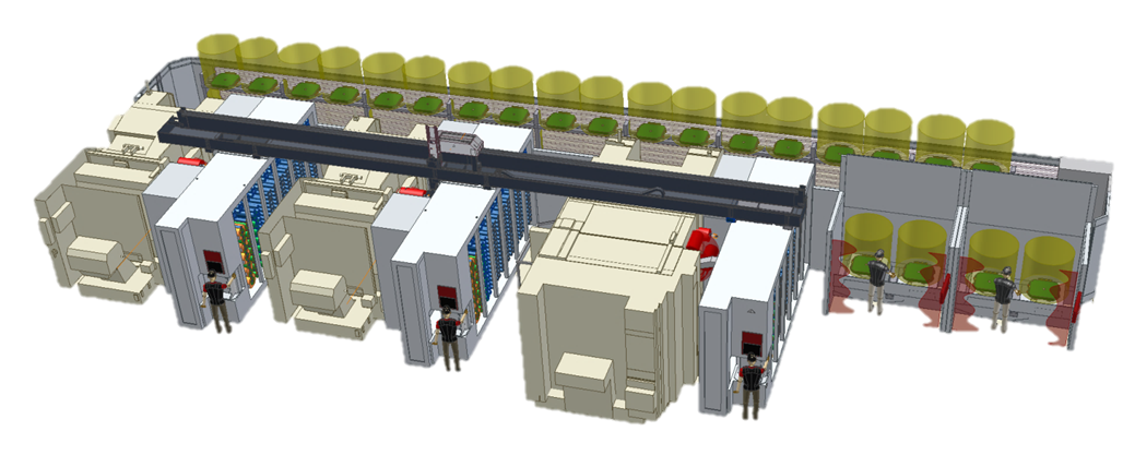HPPS6 Mecabor Werkzeugautomation, Flexible Fertigung, Palettenautomation, Palettenautomatisierung, Palettenpool, Palettensysteme, Fertigungsleitrechner, Palettenwechsler, Werkzeugmanagement, Heller Automation, Grob Palettenwechsler, CNC Automation, DMG Automation, Unbemannte Fertigung, Bearbeitungszentrum, Flexible Fertigungszelle, Flexibles Fertigungssystem, Flexible Manufaturing System, BAZ flexible Fertigungszelle, BAZ flexible Fertigung